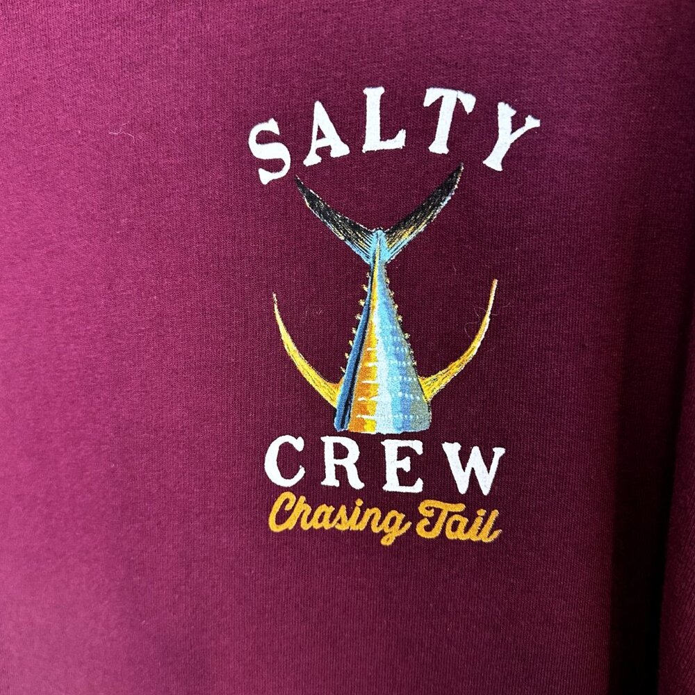 Men's Salty Crew Chasing Tail Long Sleeve T-Shirt Size Large - Picture 3 of 9